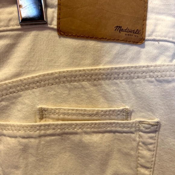 Madewell White/Cream Coloured Boy Jean Boyjean Boy Jean size 28 - Picture 5 of 6